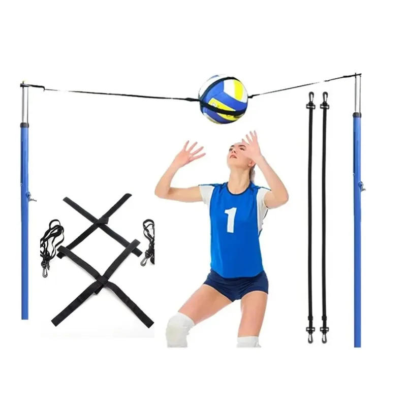 Description Picture 2 of itemAdjustable Volleyball Training Equipment Aid Volleyball Trainer Elastic Belt for Beginners Setting Improves Serving Playing