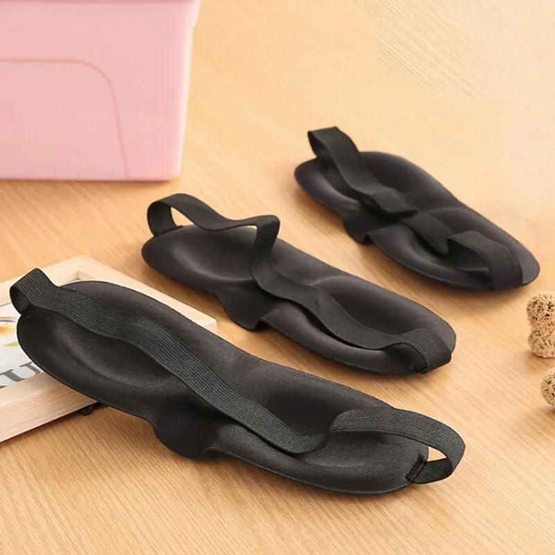 Description Picture 2 of item3D Sleeping Blindfold Eye Mask 1 Pc 2 Styles Travel Sleep Soft Natural Padded Shade Cover Rest Relax Eye Patch For Women Men