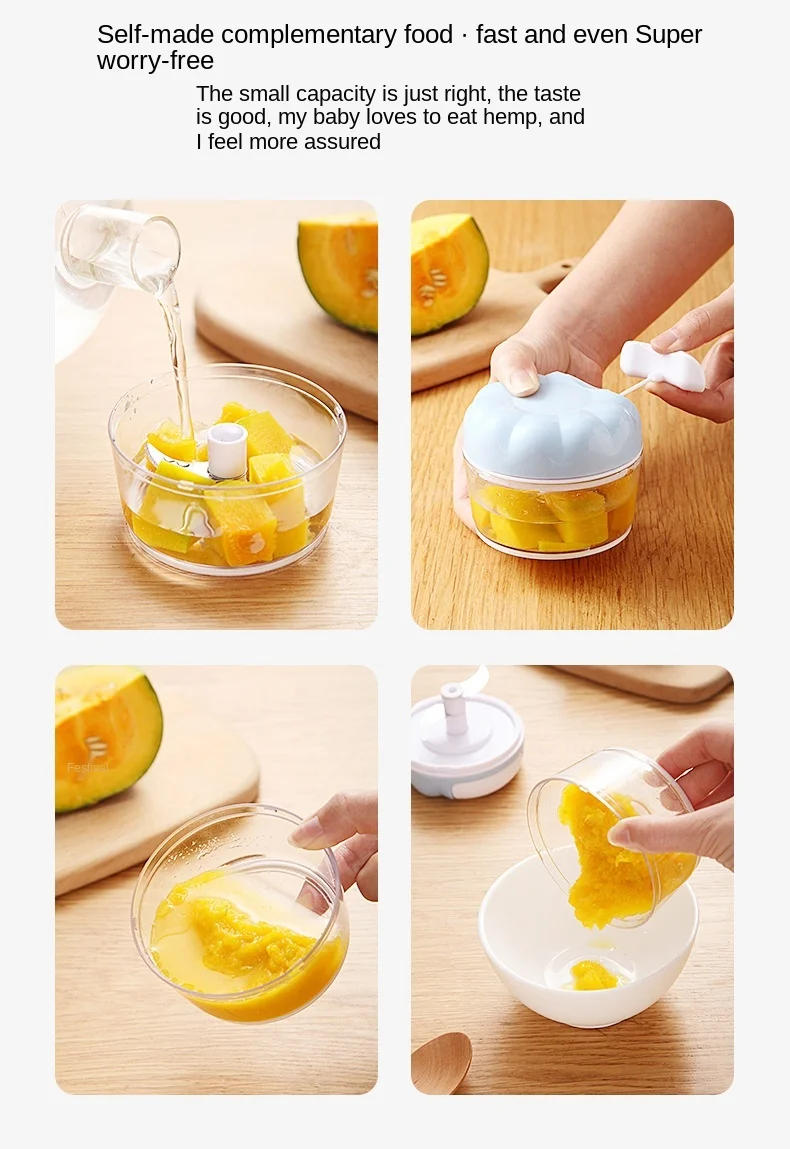 Description Picture 5 of itemPortable Vegetable and Food Cutter Manual Garlic Puller Fruit Chopper   Kitchen Too Multi-function Meat Grinder