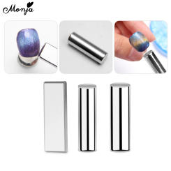 Monja 3 Styles Cat Eye Nail Magnet Stick 3D Strong Effect Multi   Line Strip Effect Magnetic Rod DIY Manicuring Nail Art Tools
