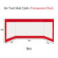 9m Transparent Red