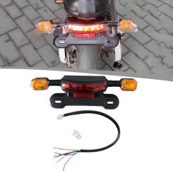 Electric Bicycle Brake Light Driving Light Turn Signal Three-In-One 48/60/12V LED Cycling Accessories E-bike Tail Light Assembly