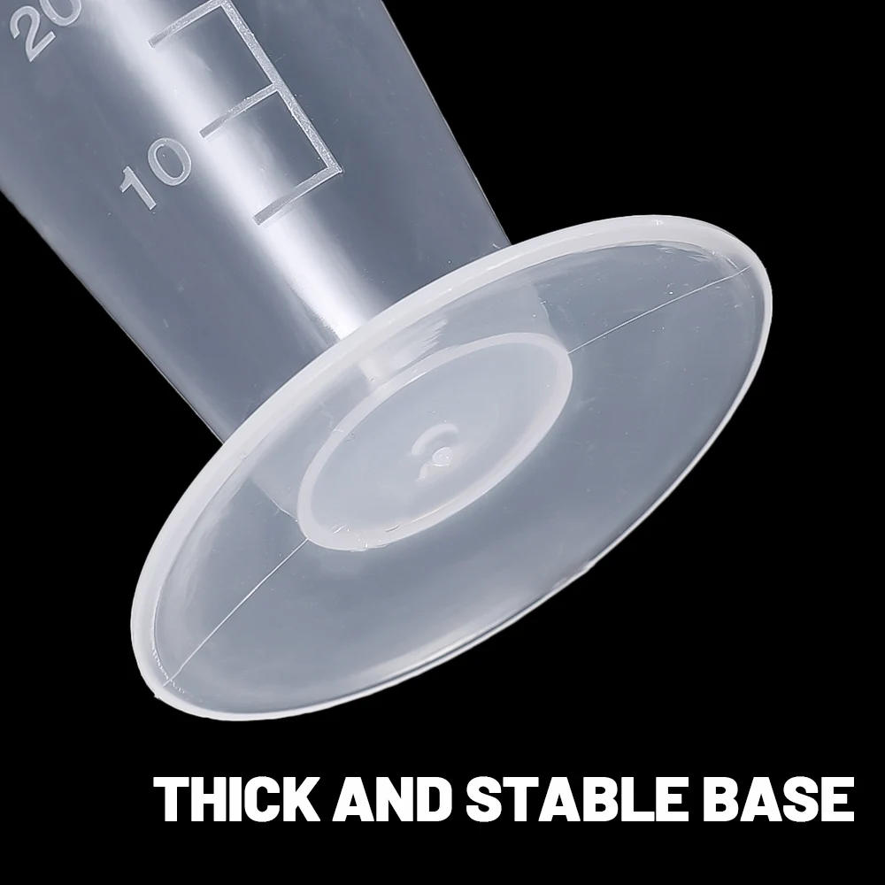 Description Picture 5 of item10-1Pcs Triangular Measuring Cup with Scale Transparent Plastic Graduated Cylinder Pour Spout Liquid Container Kitchen Bar Tool