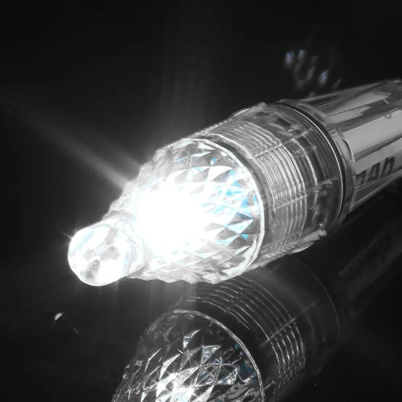 Description Picture 6 of item12cm Night Fishing Lure Light Waterproof Deep Drop Underwater LED Bait Lamp Red/Blue/White/Green Fish Attracting Lure Light