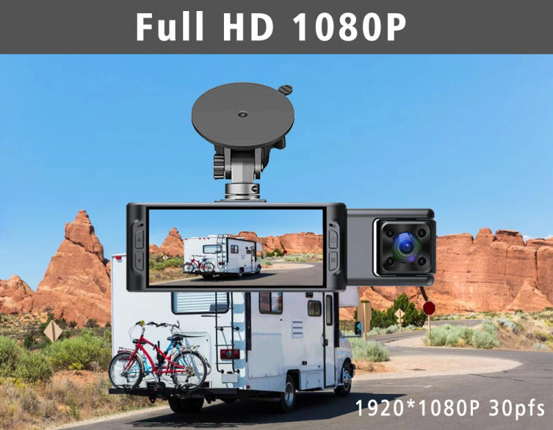 Description Picture 6 of itemWifi 3 Lens Car DVR 1080P Dash Camera Three Channel Dashcam Vehicle Video Dash Cam Drive Recorder Interior Mini Dvrs Black Box