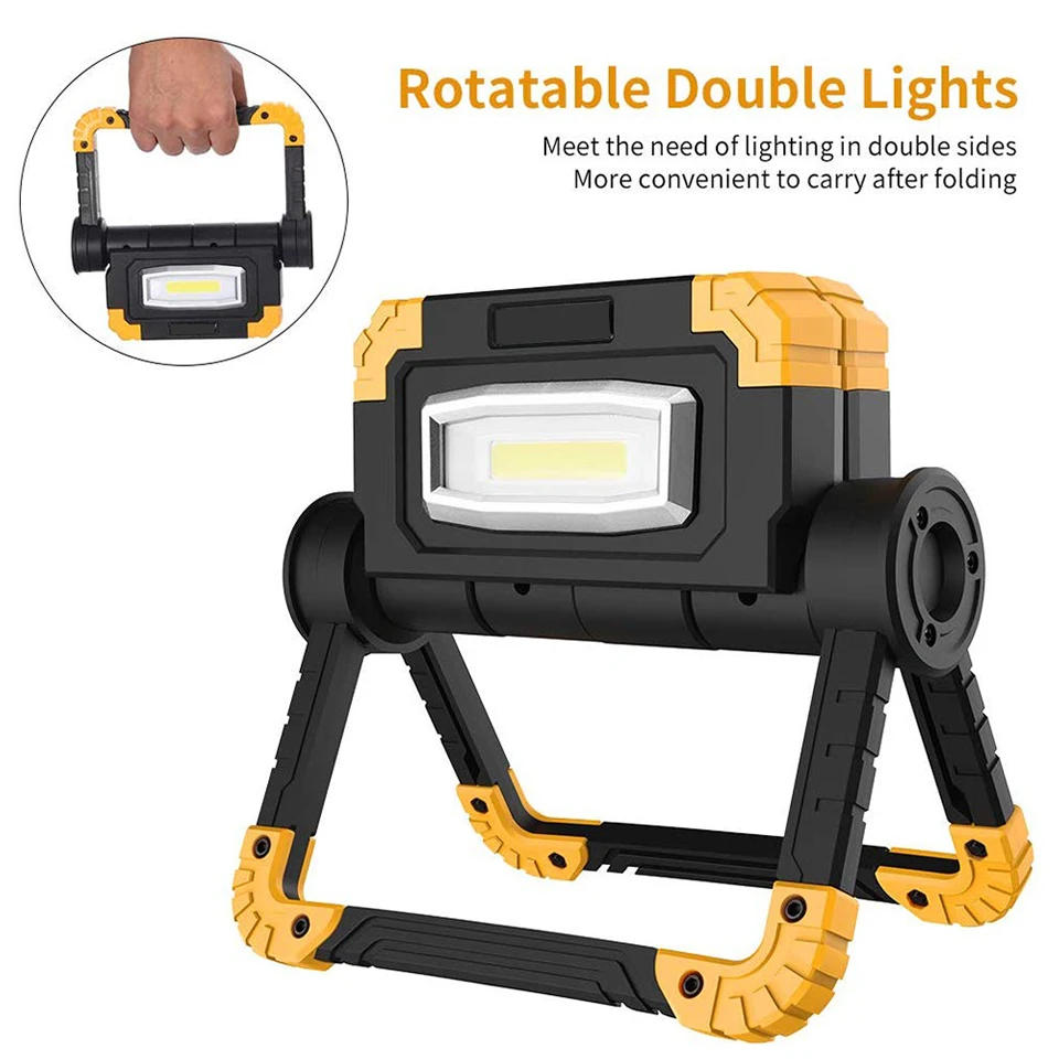 Description Picture 3 of itemPortable Camping Lamp Outdoor Spotlight Waterproof Flashlight Emergency Rechargeable Foldable Lanterna Fishing Repair Work Light