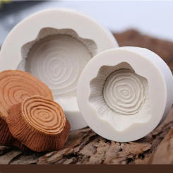 3D Stump Silicone Cake Mold DIY Tree Butt Fondant Chocolate Cake Decorating Handmade Candle Soap Maker Sugarcraft Baking Tools