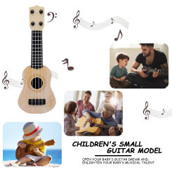 Kids Classical String Instrument Mini Early Education Small Guitar Portable Party Supplies Adjustable for Children Holiday Gifts