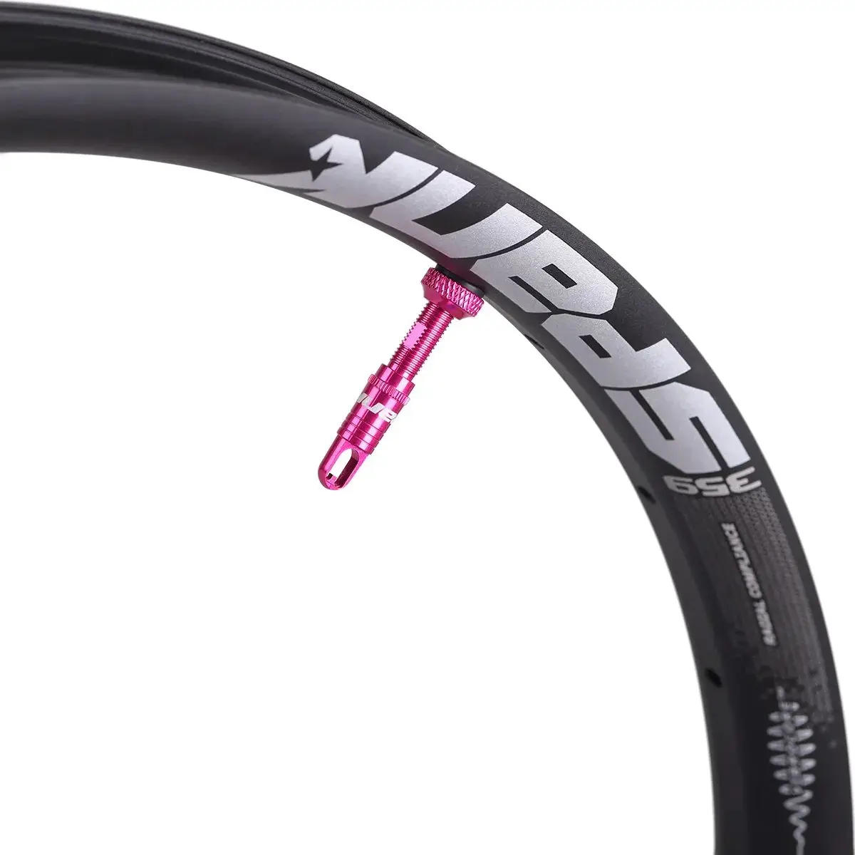 Description Picture 4 of itemSPANK FRATELLI TUBELESS VALVE KIT 40MM The valve cap doubles as the core removal tool