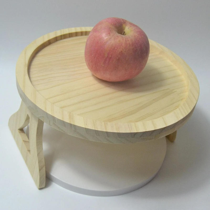 Description Picture 3 of itemNEW Sofa Tray Table Sofa Armrest Clip-On Tray Natural Bamboo Sofa Tray Practical TV Snack Tray For Remote Control Coffee Snacks