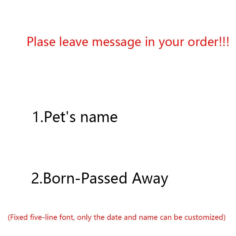 Description Picture 2 of itemPersonalized Blackâ€‚Dog Angel Memorial Garden Statue With Dog Cremation Urn Features- 7.4inchï¼ˆHï¼‰