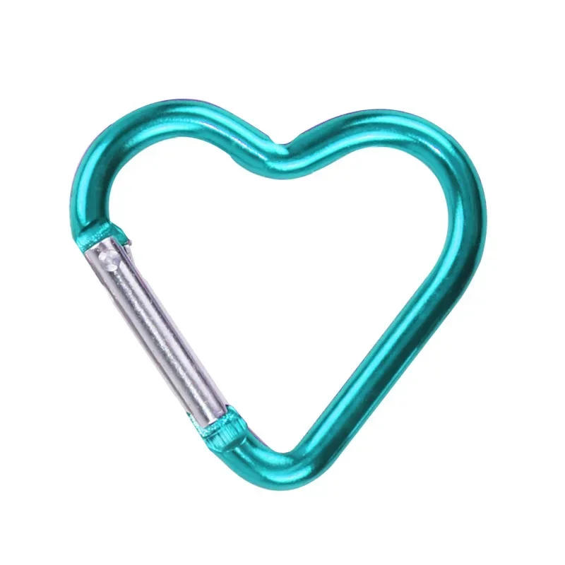 Description Picture 6 of item1PC Outdoor Carabiner Heart Shape Keychain Metal Ring Buckle Climbing Clip Hook Outdoor Tool Hiking Survival Equipment Accessory