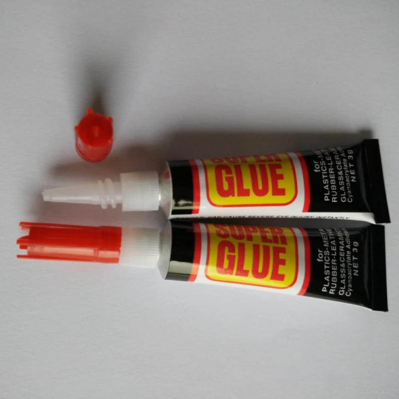 Description Picture 4 of itemSuper Glue Rubber Strong Instant Glue Cyanoacrylate Adhesive 1/3/6/12 Items. Transparent Epoxy Resin Metal and Glass Adhesives