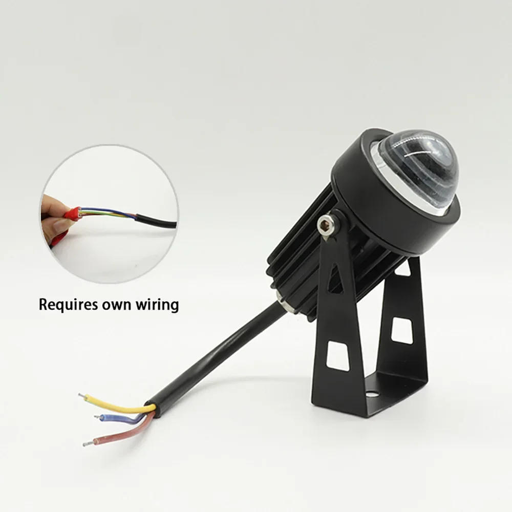 Description Picture 5 of itemOutdoor LED Wall Spotlights 3W 9W Landscape Lighting 220V Red Green Blue RGB Spotlights IP66 Waterproof a Beam of Light