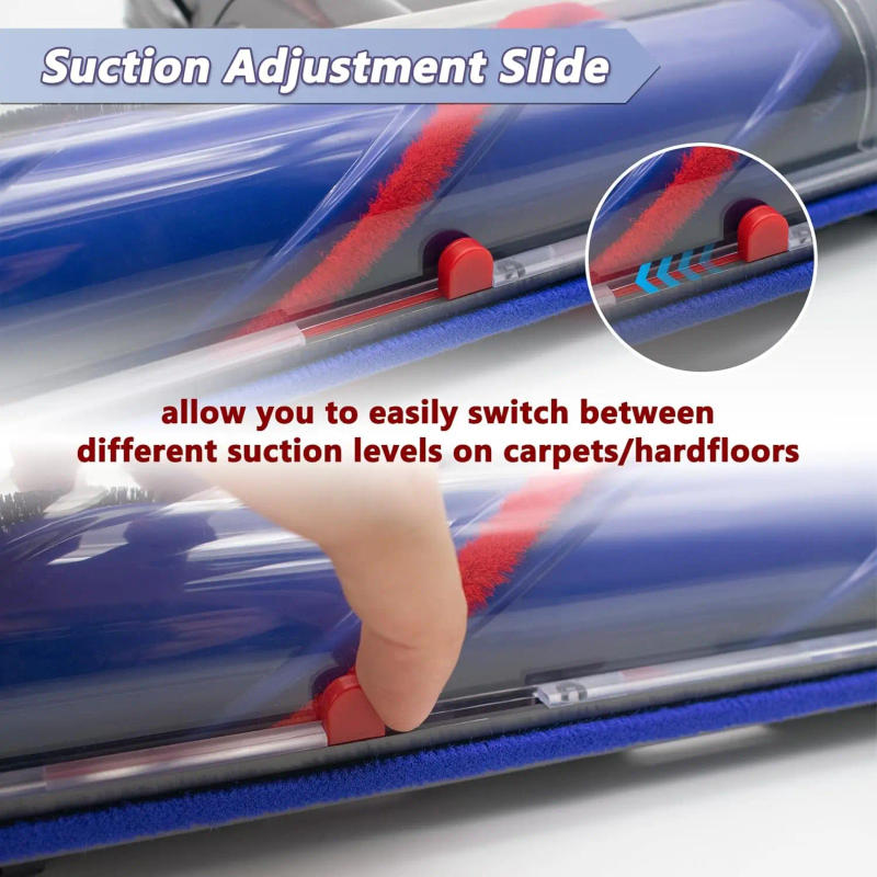 Description Picture 6 of itemDirect Drive Suction Head For Dyson V7 V8 V10 V11 V15 Vacuum Cleaner Direct LED dust indic Drive Cleaner Head Turbine Floor