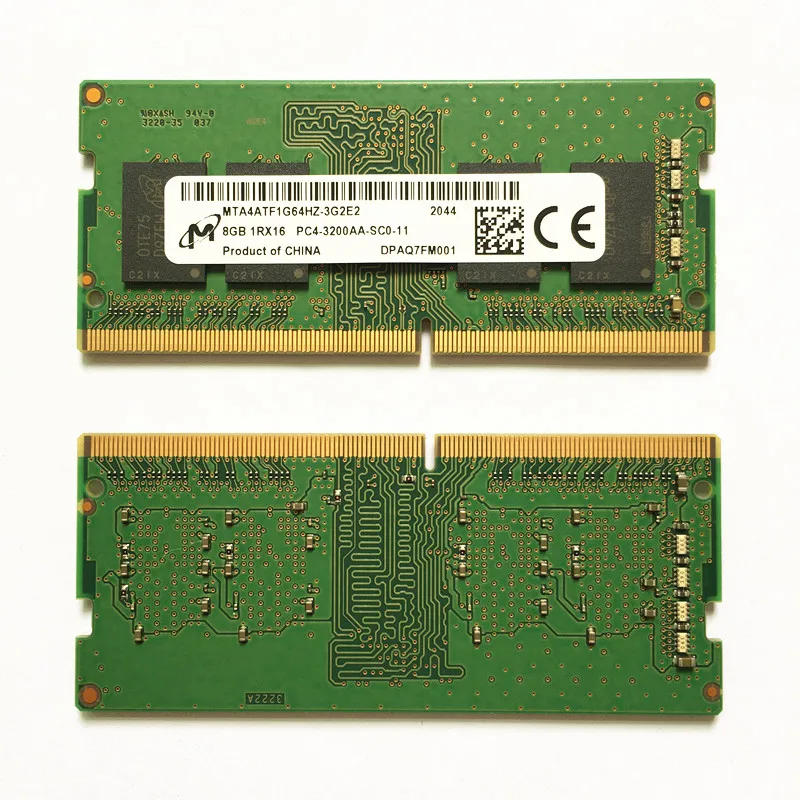 Description Picture 5 of itemMicron DDR4 8GB 3200 MTA4ATF1G64HZ-3G2E2 8GB 1RX16 PC4-3200AA-SC0-11 SODIMM 260PIN Laptop Memory DDR4 RAMs 1.2V 1pcs