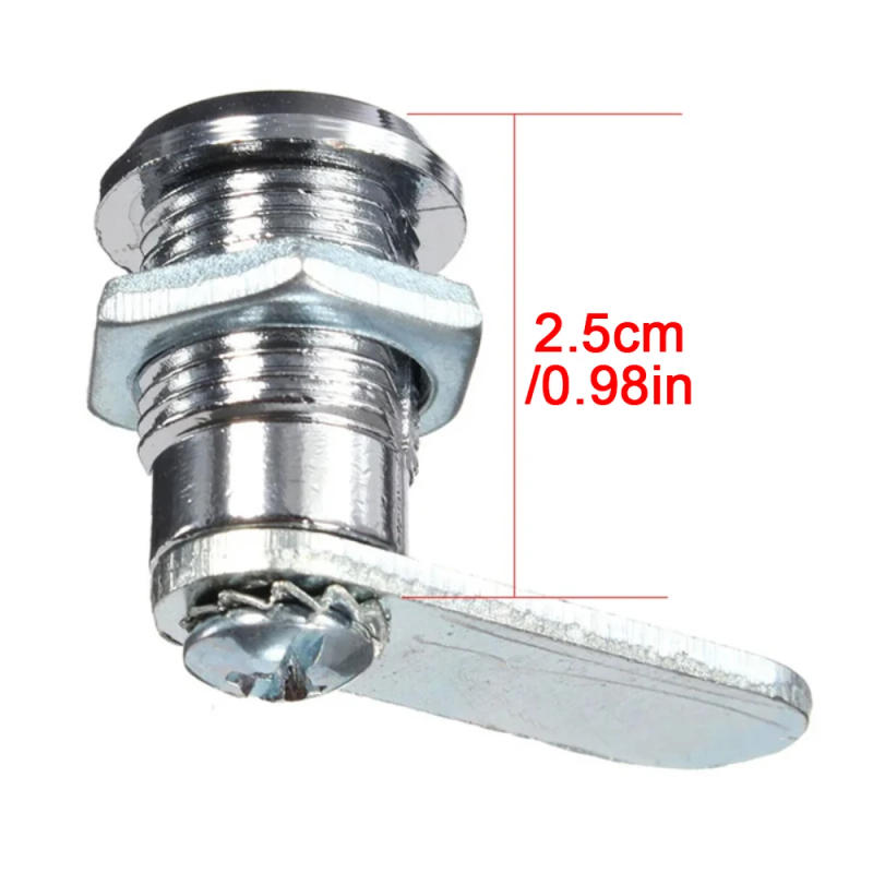 Description Picture 3 of itemZinc Alloy Security Lock Cylinder Cabinet Locker Cam Lock With Keys Security Mailbox Lock for Drawer Mail Box Cupboard Door