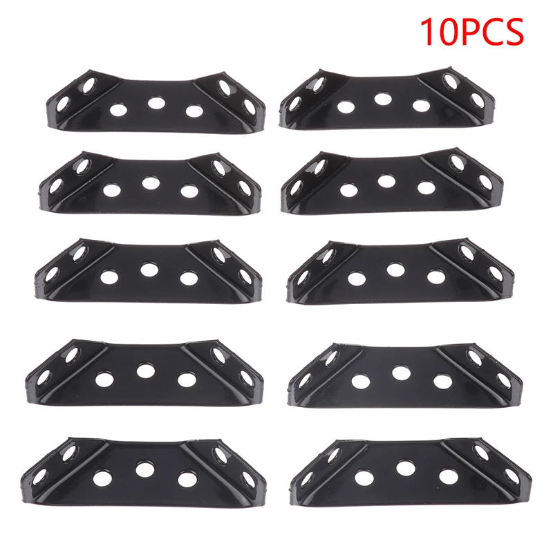 Description Picture 2 of item10pcs Universal Furniture Corner Connector Stainless Steel Corner Brace With Screws Heavy Duty Angle Shelf Brackets For Wood