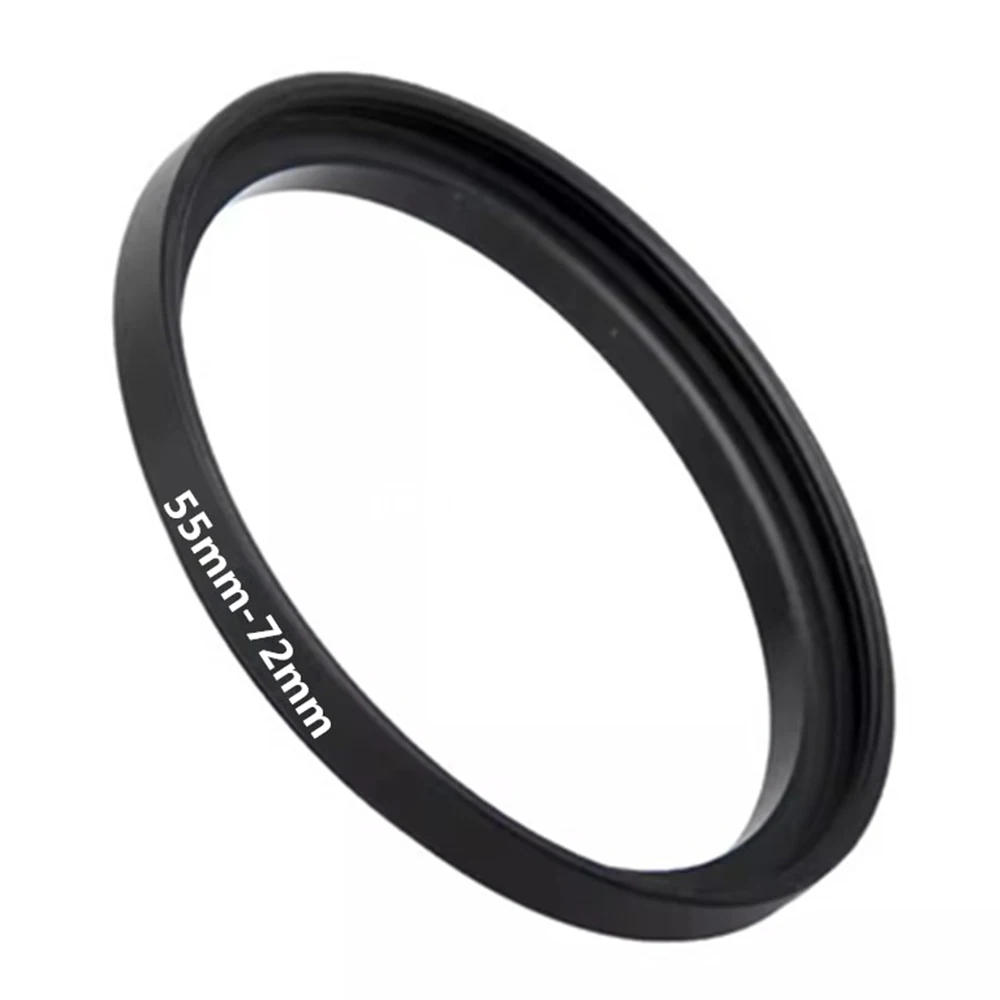 Description Picture 6 of itemAluminum Black Step Up Filter Ring 55mm-72mm 55-72 mm 55 to 72 Filter Adapter Lens Adapter for Canon Nikon Sony DSLR Camera Lens