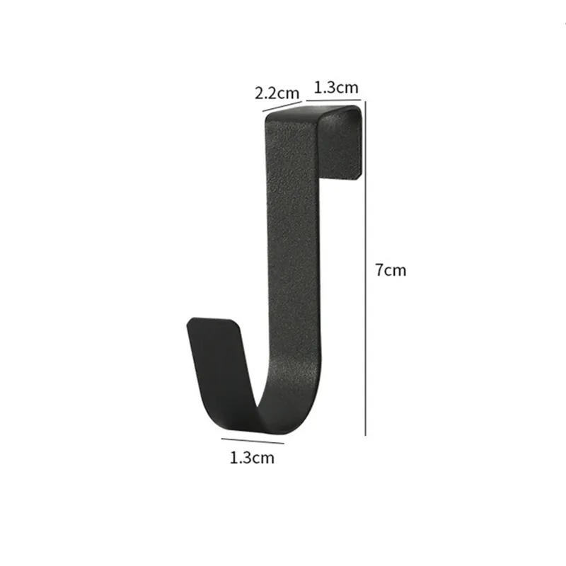 Description Picture 6 of itemMetal Hooks Kitchen Cabinet Door Back Hook Bathroom Hanging Rack Clothes Coat Hat Towel Hanger Storage Hook Office Accessories