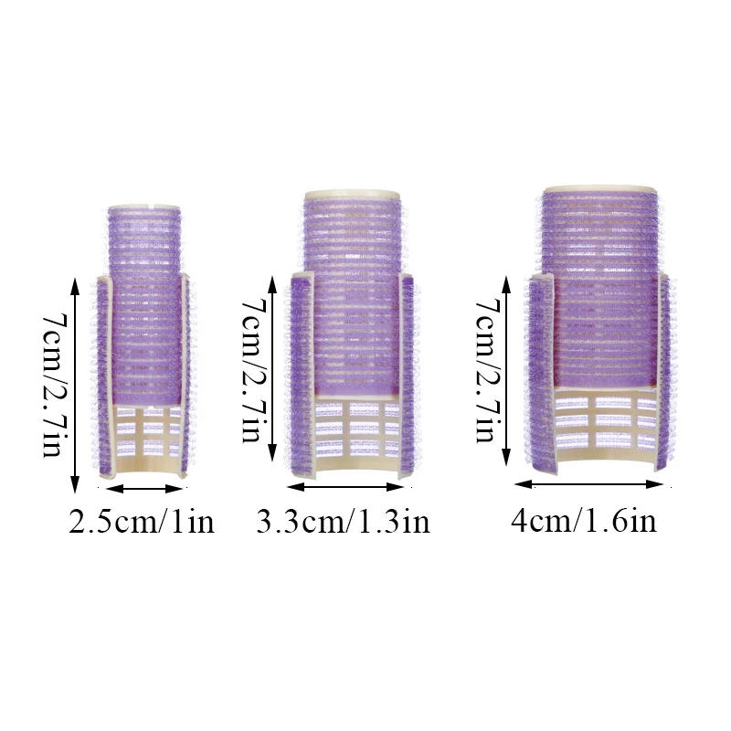 Description Picture 4 of item2/6/8/10/12/14pcs Bang Rollers Self-adhesive Lazy Bangs Roller Hair Curlers Hair Curling Air Bangs Roller Clips Styling Tools