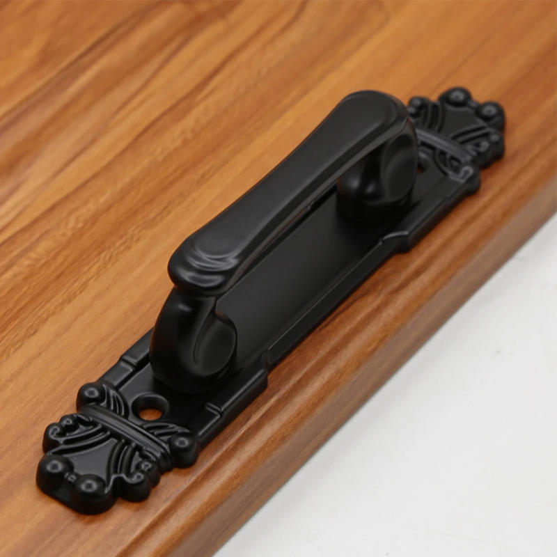 Description Picture 2 of item1pc Door Handles Sliding Barn Handle Antique Cabinet Pulls Hardware Heavy Duty Wooden Door Handle Furniture Accessories