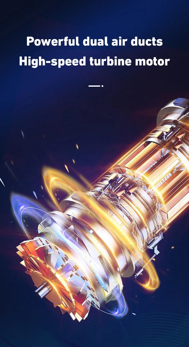 Description Picture 4 of item2025 New Car Vacuum Cleaner Portable Wireless Cleaner for Home Appliance Powerful Cleaning Machine Car Cleaner for Keyboard