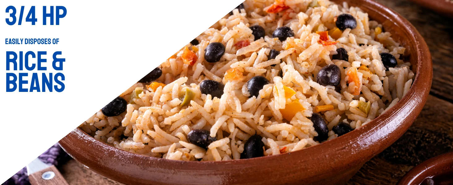 Description Picture 5 of itemMaid 10-US-WM-458-3B Garbage Disposal Anti-Jam Stainless Steel Food Waste Grinding System, 3/4 HP Deluxe, Black