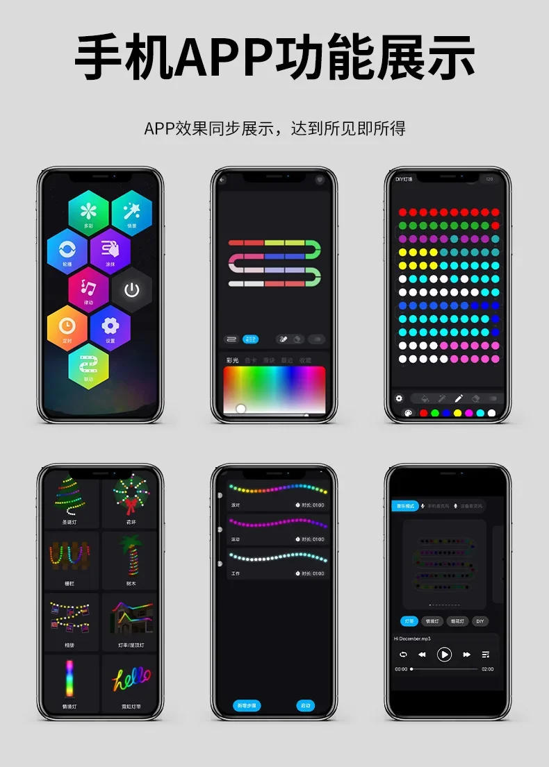 Description Picture 4 of itemRGB Solar Underwater Light Lawn Light Outdoor LED Garden Pool Gradient Spotlight Courtyard Landscape Light