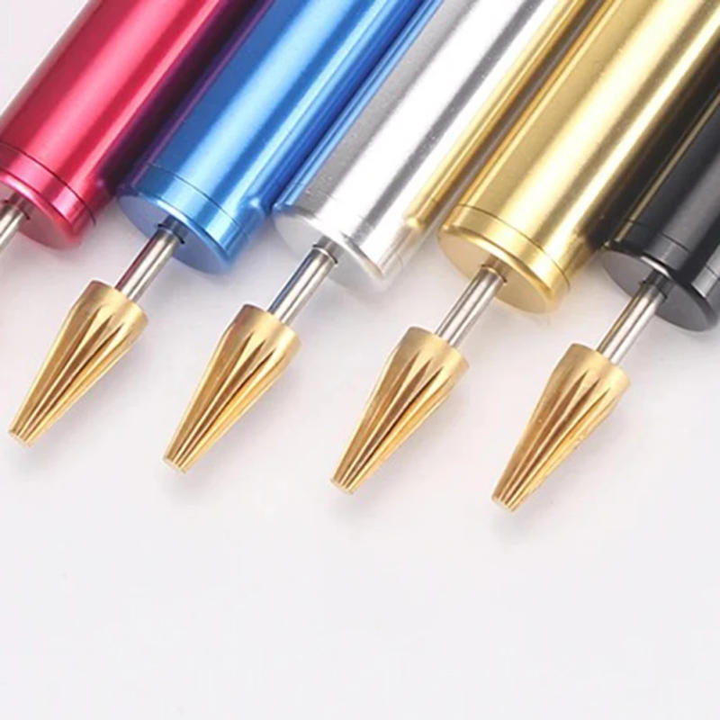 Description Picture 4 of itemLeather Craft Edge Oil Pen Leather Dye Pen Stainless Steel Brush Brass Head Applicator Paint Roller Tools For Leathercraft DIY