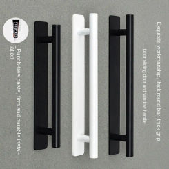 Fashion Aluminium Alloy Door Handle Self-Adhesive Hardware Sliding Door Knob Punch-free Multifunctional Door Handlebar Door