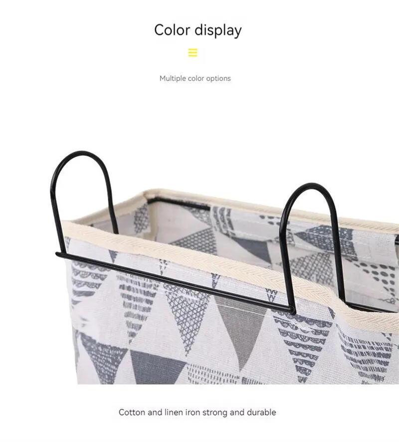 Description Picture 3 of itemBedside Storage Rack Dormitory Storage Basket Bedside Hanging Basket Bedside Storage Basket Bedroom Bed Storage Rack