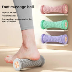 Yoga Fascia Ball Excercise Ball Massage Ball Muscle Relaxation Roller Foot Arch Trainer Plantar Fascia Wheel Pilates Equipment