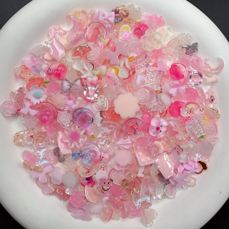 Description Picture 5 of item50PCS Mixed Kawaii Nail Charms Bow 3D Bulk Cartoon Resin Rhinestones For Nail Decorations DIY 3D Korean Manicure Design Supplies