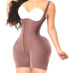 Purple Fajas Colombian Girdle XXS Bodysuits Shapewear Control Panties High Compression Waist Trainer Corset Slimming Body Shaper