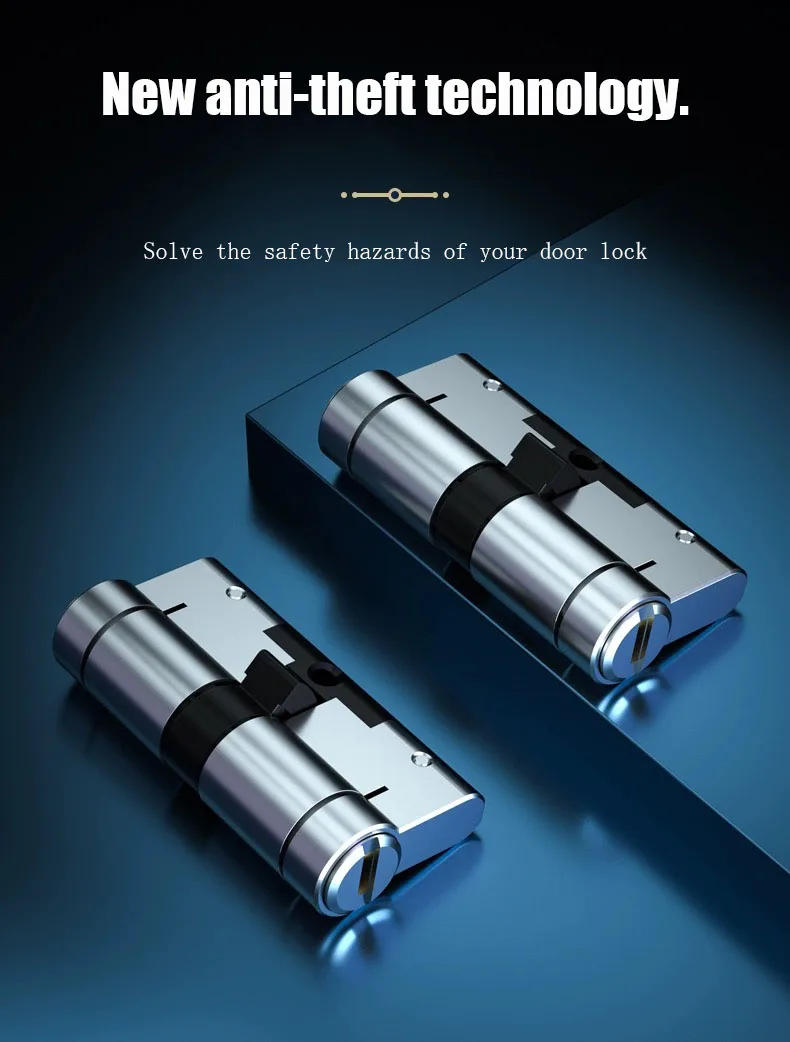 Description Picture 4 of itemEuropean standard 8 keys cylinder,Outdoor door locks, cylinder locks for entry doors, Cylinder door lock Door lock core