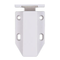 Touch Release Hinge Doors Catches Latch Cabinet Cupboard Hardware Magnetic Metal Plastic Single Suction Tool White