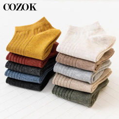 10 Pieces = 5 Pairs Women Invisible Cotton Sock Slippers Lady Female Summer Casual Fashion Soft Short Ankle Shallow Mouth Socks
