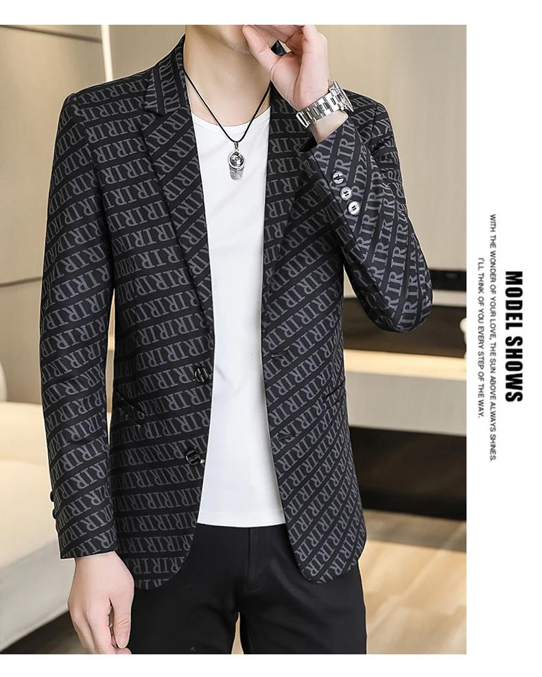 Description Picture 3 of itemMain Promotion of Spring and Autumn New Explosive Slim-fit Single West Coat Casual Fashion with Handsome Suit Men's Clothing