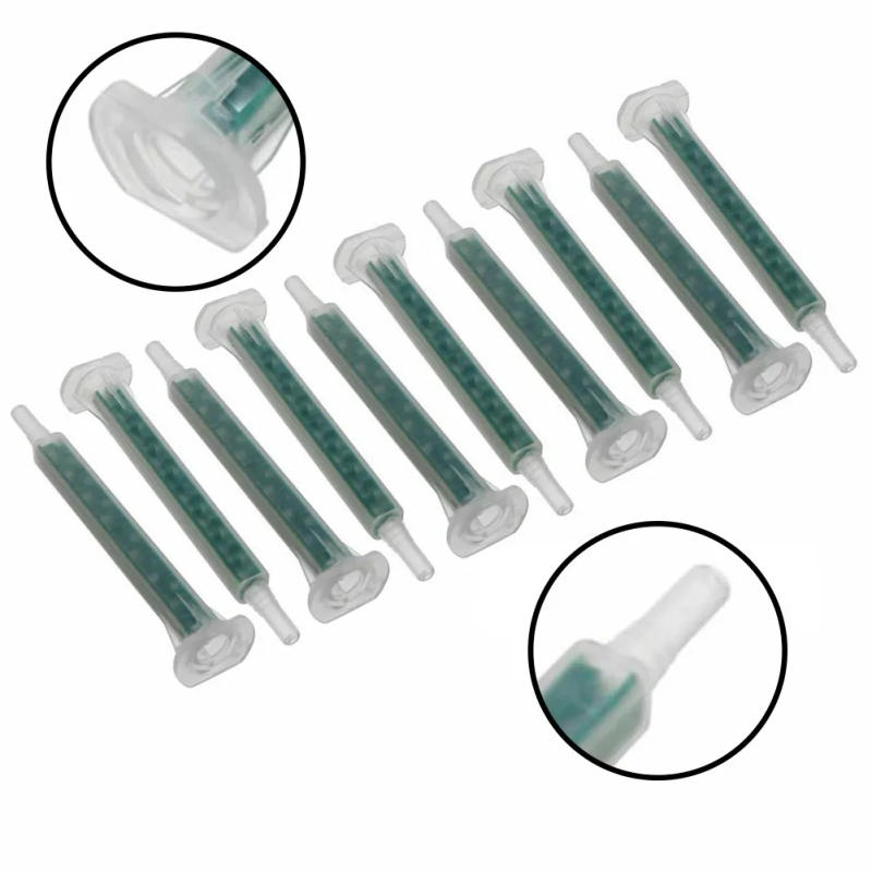 Description Picture 5 of item50 Pcs 2K Adhesive Mixing Head Mixing Nozzle Mixing Head Static Mixer Resin Epoxi Epoxy Resin Epoxy Glue Syringes