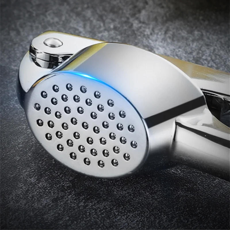 Description Picture 6 of itemZinc Alloy Garlic Press Manually Mashed Garlic Machine Garlic Crusher Handheld Cooking Ginger Crusher Kitchen Tools