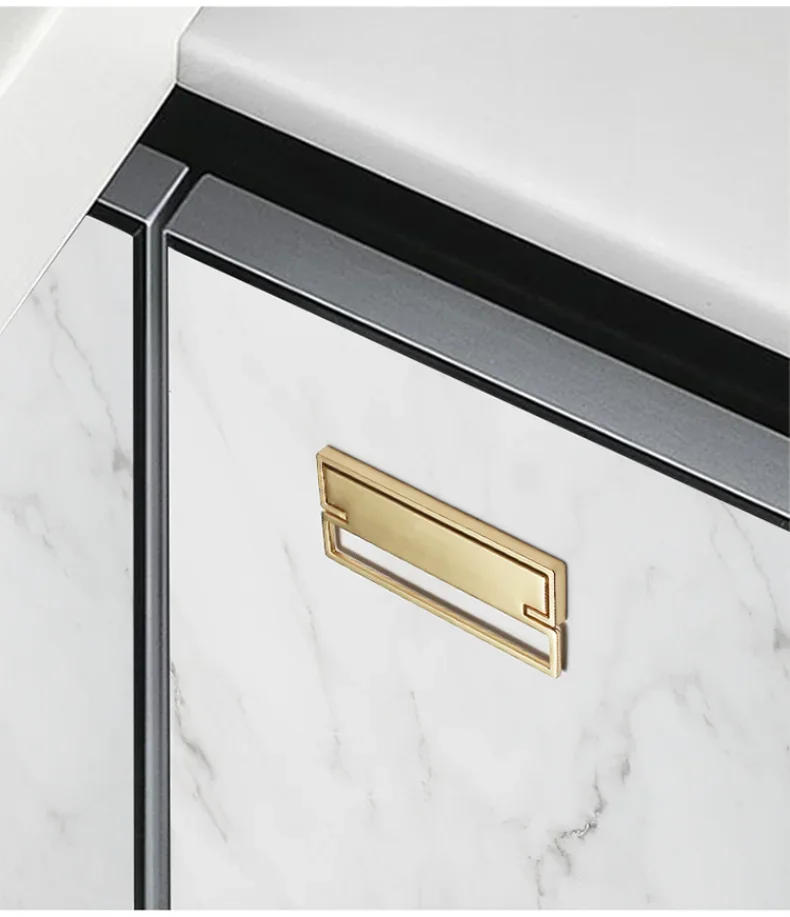 Description Picture 4 of itemCabinet Bedroom Interior Door Handle Chinese Style Zinc Alloy Imitation Copper Gold Furniture Cabinet Hardware Handle