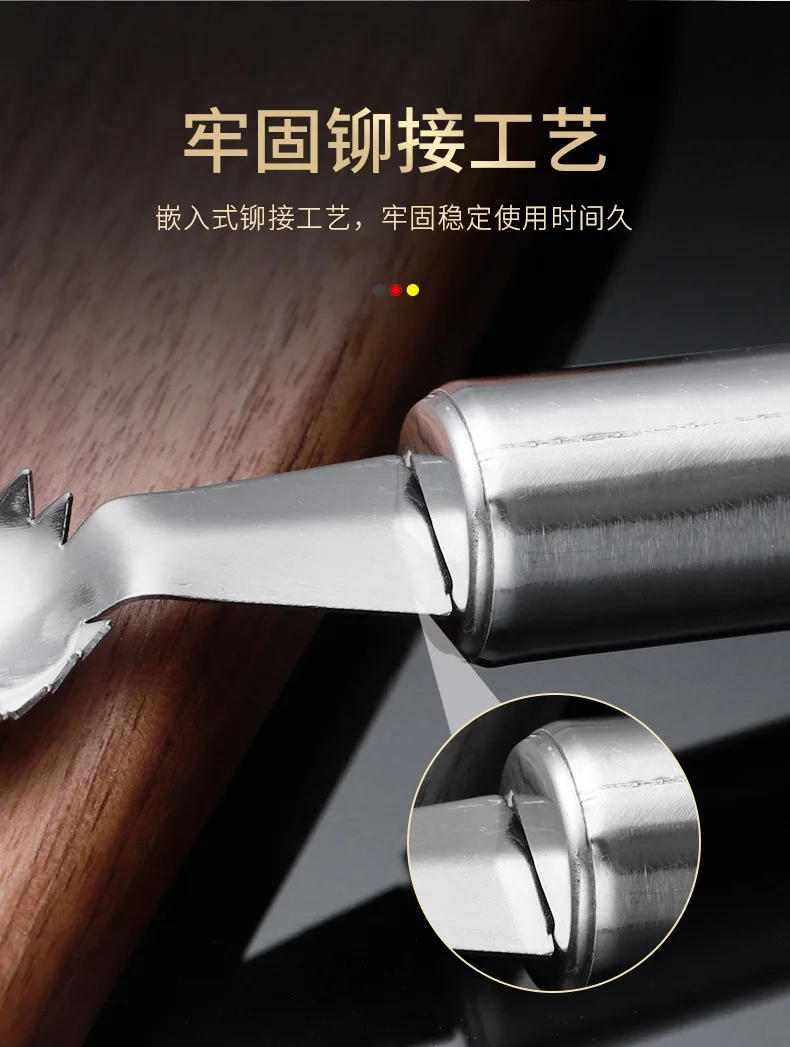 Description Picture 4 of itemStrawberry Huller Metal Tomato Stalks Fruit Leaf Knife Stem Remover Gadget Strawberry Hullers Kitchen Accessories кухня