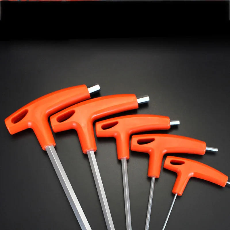 Description Picture 4 of item1Pcs Ball Head Allen Key Hex Wrench Set T-Handle Cr-v Steel Hex Key Spanner for Nut removal 2/2.5/3/4/5/6/8/10mm