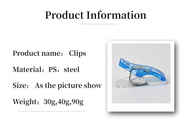 Description Picture 2 of item10/20/50 PCS Garment Clips Multipurpose Sewing Clips Colorful Clothing Pin Positioning Patchwork Knitting Clamps Sewing Tools
