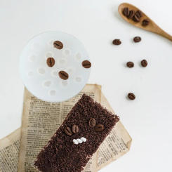 Kitchen Baking Pastry Tools Silicone Mold 15 Chamber Mini Coffee Beans Chocolate Confectionery Dessert Pastry Cake Decoration