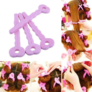6pcs Hot Selling Sponge Curler Hair Rollers Sleeping Beauty Curls Bar Magic Hair Curlers Salon Hairdressing Tools Wholesale