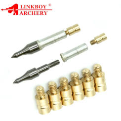 12pcs Copper Arrow Insert Additional Weight Bob-weight Counterweight Balancer Use Aluminum Arrow Insert To Balance Arrow Weight