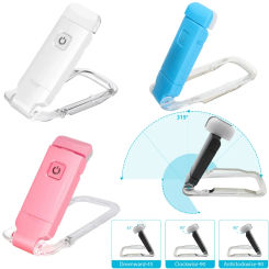 LED USB Rechargeable Book Reading Light Brightness Adjustable Eye Protection Clip Book Light Portable Bookmark Read Light