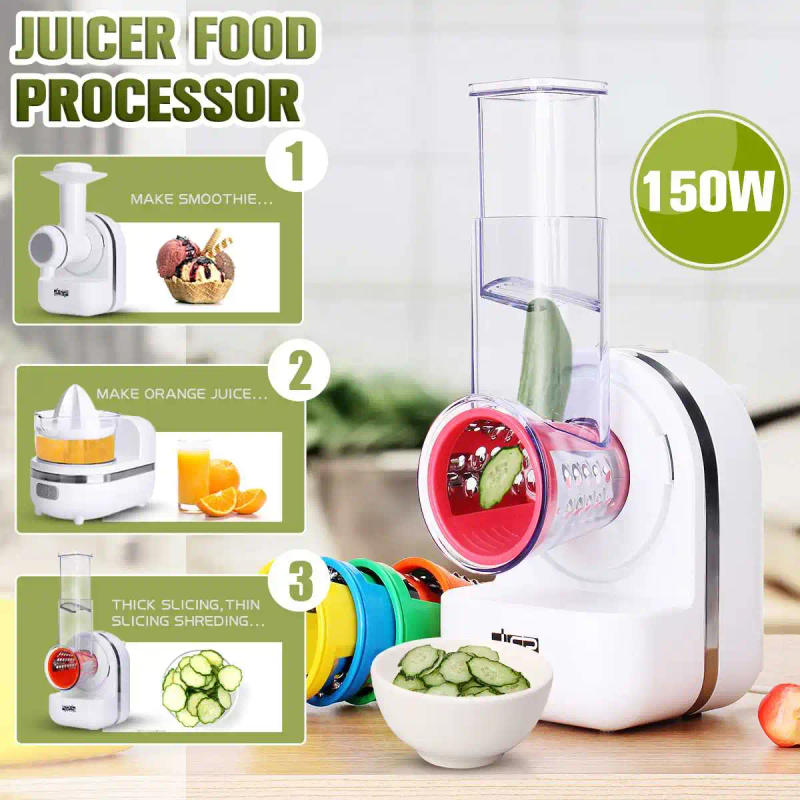 Description Picture 4 of item220V 3 In1 Multi-funtion Food Processor Juicer Fruit Vegetable Chopper Grinder Dessert Smoothie Making Protable Kitchen Tools